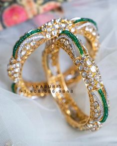 Silver Jewelry Indian, Diamond Ornaments, Polki Bangles, Silver Market, Bridal Indian, Indian Bangles, Silver Jewellery Indian, Bangles Design, Silver Collection