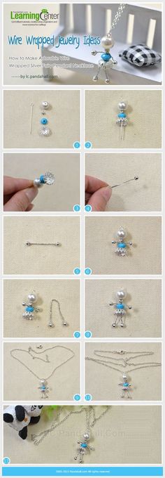 instructions to make wire wrapped jewelry necklaces