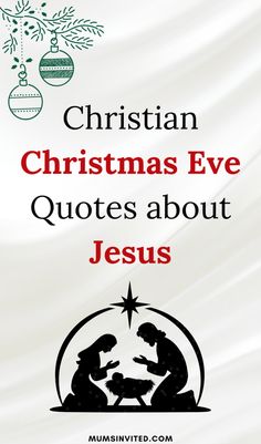 the christmas eve quote about jesus