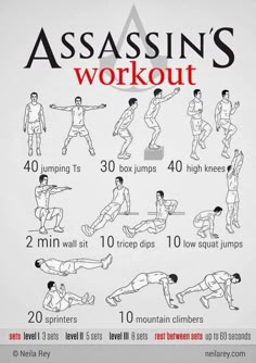 the poster shows how to do an exercise