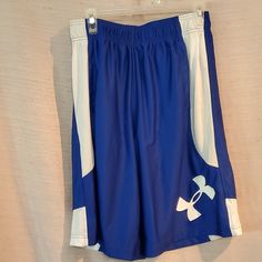 Size Medium Under Armour Shorts, Shorts Athletic, Mens Shorts, Under Armour, Blue White, Color Blue, Blue And White, Man Shop, Size Medium