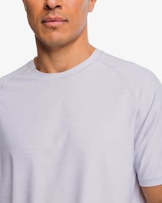 The brrr°illiant Performance Tee is anything but basic. Constructed with brrr° Triple Chill Effect - natural cooling minerals, active moisture wicking, UPF 50+ sun protection and maximized airflow - this everyday essential keeps him cool with every movement. Ideal for layering without the bulk or wearing solo when the temps start to rise. Style: 9710 Functional Crew Neck Tops For Everyday, Functional Everyday Crew Neck Tops, Functional Everyday Go-dry Tops, White Crew Neck Top With Upf 50+, Functional Workout Tops With Upf 50+, Functional Moisture-wicking Tops For Everyday, Functional Tops For Light Sports With Relaxed Fit, Everyday Moisture-wicking Tops, Versatile Lightweight Solid Tops