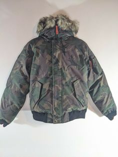 Polo Ralph Lauren Aviator Faux Fur Trim Down Bomber jacket camo Small MSRP $498. Condition is "New with tags". Shipped with USPS Priority Mail. Fur Trim, Priority Mail, Polo Ralph, Camo, Faux Fur, Polo Ralph Lauren, Bomber Jacket, Ralph Lauren, Trim