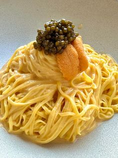 Creamy Uni Pasta Recipe (Sea Urchin Pasta) - Legally Healthy Blonde Sea Urchin Pasta, Fancy Pasta Recipes, Caviar Pasta, Fancy Pasta, Kinds Of Pasta, Lobster Pasta, Pasta Noodle Recipes, Pasta Noodle Recipe, Mediterranean Pasta