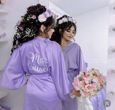 Quncie Ideas Purple, Quinceanera Hairstyles Purple, Lavender Quince Chambelanes, Purple Quince Photoshoot, Lilac And Pink Quinceanera, Chambelanes Outfits Quinceanera Purple, Quinceanera Court Outfits, Rapunzel Quinceanera Theme, Lilac Quince