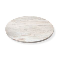 a white marble plate on a white background