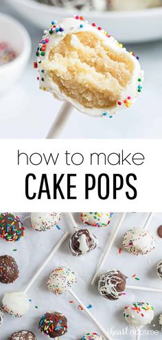 how to make cake pops on a stick