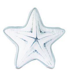 a white starfish on a white background