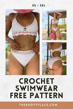 the crochet swimwear is free pattern