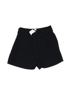 H&M Shorts Size: 6 Bottoms - used. 100% POLYESTER, Solid | H&M Shorts: Black Solid Bottoms - Size 6 Dressy Shorts, H&m Shorts, Black Solid, Shorts Black, Womens Bottoms, Women Handbags, H&m, The 100, Size 6