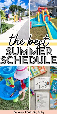 the best summer schedule for toddlers to play in and have fun on the beach