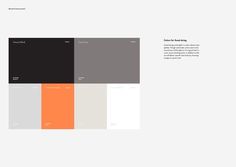 the color scheme is shown in black, orange and grey colors with white text on it