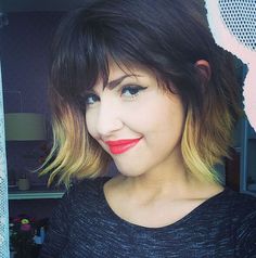 Pelo Bob Ondulado, Shaggy Bob Hairstyles, Trendy We Fryzurach, Trendy Bob Hairstyles, Messy Bob Hairstyles, Shaggy Bob, Bob Hairstyles With Bangs, Bright Hair Colors