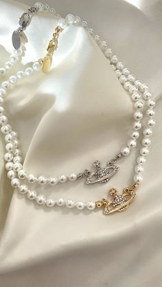 Saturn Pearl Necklace, Preppy Jewelry, Expensive Jewelry Luxury, Pearl Necklace Set