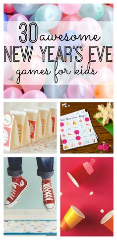 new year's eve games for kids that are fun and easy to play with