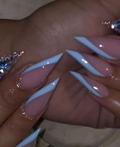 Graduation Nails Acrylic Stilleto, Braider Nails Set Long, Med Length Stilleto Nails, Coffin And Stilleto Nails Together, Trendy Long Almond Nails, Easy Stilleto Nail Designs, Spring Long Nails 2023, Medium Length Stilleto Acrylic Nails, Baddie Wedding Nails