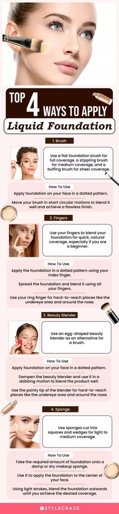 Liquid Foundation Application, Stunning Hairstyles, Foundation Application, Liquid Makeup