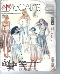 Uncut vintage Mccalls Sewing Pattern 3583 Misses' Dresses Size 6-8-10 FF Uncut FF This pattern Clothing Design Sketches, Mccalls Sewing Patterns, Mccalls Patterns, Clothing Design, Pittsburgh Pa, Vintage Sewing Patterns, Fashion Sewing, Sewing Inspiration, Vintage Sewing