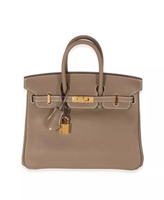 Pre-Owned Hermes - Birkin 25 Leather Handbag Birken Bag, Designer Wishlist, Linen Pajamas, Hermes Birkin 25, Birkin 25, Sports Blazer, Aaliyah, Penny Loafers