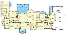 the floor plan for this house is very large and has multiple levels to each level