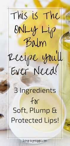 Diy Lip Care Recipes, 3 Ingredient Lip Balm Recipe, Lip Balm With Beeswax Diy, How To Make Beeswax Lip Balm, Best Chapstick Recipe, Beeswax Balm Recipe, Coco Butter Recipes, Diy Lip Balm Recipes How To Make, Homemade Organic Lip Balm