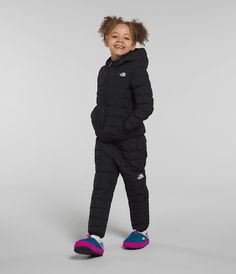 The versatile Kids’ Reversible ThermoBall™ Hooded Jacket can be worn as a winter mid-layer or as a stand-alone jacket all year long. Made with 100% recycled fabric and body insulation, it features a quilting pattern that’s designed to maximize warmth. We’ve updated our youth sizing. Please use our sizing guide to find your best fit. Kids' Little Kids (2-7). Hooded.. .. Reversible. [North Face, Northface, thenorthface, the northface, TNF, tnf] North Face Kids, Fit Kids, Line Jackets, Comfy Fits, Recycled Fabric, Boy's Clothing, Helping Kids, Down Jacket, Stay Warm