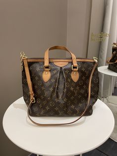 Louis Vuitton PalermoMonogram GHWSize 36 x 22 x 15 cmMade in France6-7/10 (usual patina and rubs on leather)Includes dust bagPrice now 790 sgd 590 usd CN5648-04 Louis Vuitton Palermo, Fancy Bags, Brown Handbag, Diaper Backpack, Vintage Handbags, Casual Backpack, Palermo, Casual Bags, Womens Backpack