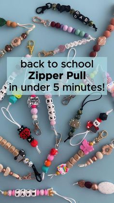 the back to school zipper pull in under 5 minutes is an easy and fun activity