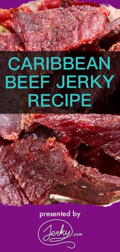 the recipe for caribbean beef is shown