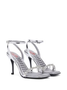 Find DIESEL D-vina 90mm Leather Sandals on Editorialist. silver-tone calf leather buckle-fastening ankle strap chain-link detailing open toe branded insole high heel Diesel Heels, Tone Calves, Black Leather Heels, Leather Buckle, Leather Pumps, Leather Heels, Leather Sandals, Chain Link, Calf Leather