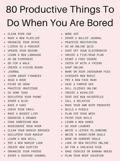 Things To Do To Be Productive, Things To Put In Jars, How To Be More Productive, How To Be That Girl, Things To Do When Your Bored, Things To Organize, To Do List Ideas, How To Be Productive