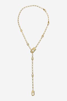 The Reine Rosary necklace has been crafted in Italy from yellow gold. It is defined by minimal, curved links that resemble a snap hook in its most simplified form. The ends are tipped with larger links that loop through one another, creating a strand-like silhouette inspired by traditional Rosary beads. Composition: 18K yellow gold (55,80g) Made in Italy Size & Fit Chain Length: 64cm Pre-Order Please expect a 3-week waiting period. Thank you for your patience. Care Always remove your jewellery w Candy Necklaces, Rosary Necklace, Rosary Beads, Fine Jewellery, Jewelry Bags, Stone Necklace, Rosary, Jewelry Inspiration, Pre Order