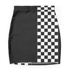 Super stretchy and durable polyester mini skirt. Vibrant, high-quality sublimation print across the front and back. Size range XXS-2XL. Black and white two tone Fitted Black Skirt With Graphic Print, Retro Fitted White Mini Skirt, Retro White Fitted Mini Skirt, Skirts For Sale, Sublimation Printing, Two Tone, Mini Skirt, Outfit Ideas, Multi Color