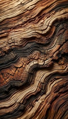 the texture of wood is very unique and interesting to see in this photo, it looks like