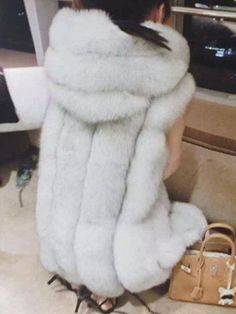 Upper Material Faux Fur Fabric Faux Fur Style Casual Sleeve Length Sleeveless Embellishment Faux Fur Occasion Street Wear Neckline Hooded Weight 0.75kg Short Winter Coat, Winter Coat Short, Fox Fur Vest, Faux Fur Hooded Coat, Faux Fur Coats, Fur Hood Coat, Fur Accessories, Rex Rabbit, Fur Coats Women