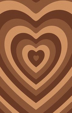 an image of a heart pattern in brown and beige