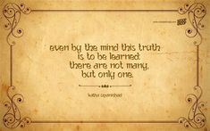 an old paper with a quote on it that says, that which is not compened by the mind but by which type