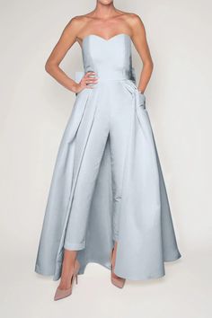 Ready To Ship – Page 2 – ALEXIA MARÍA Convertible Skirt, Column Wedding Dress, Navy Prom Dresses, Beautiful Jumpsuits, Bespoke Wedding Dress, Beach Wedding Dress Boho, Wedding Jumpsuit, Style Trousers, Prom Dresses Two Piece