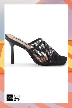 Anita Mesh Sandals Trend Shoes, Sandals On Sale, Simple Sandals, Black Sandals Heels, Sandals For Sale, Leather Trim, Black Sandals, Trending Shoes, Pumps Heels