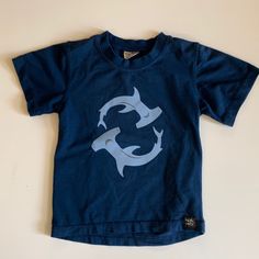 Cute Shirt For A Little 3 Year Old Who Loves Sharks. Never Worn Whale Shark Shirt, Patch Shirt, Hammer Head, Patches Shirt, Shark Shirt, Whale Shark, Cute Shirt, Embroidered Shirt, Sharks