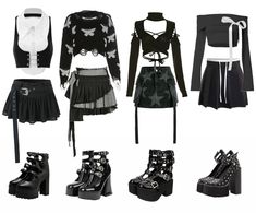 Dance Style Outfits, Dark Angels, Dance Fashion, Ulzzang Fashion