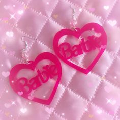 Barbie Love, Barbie Earrings, Barbiecore Aesthetic, I Need Time, Bedroom Wall Collage, Be Patience, Mexico City Mexico, Love Earrings, Barbie Movie