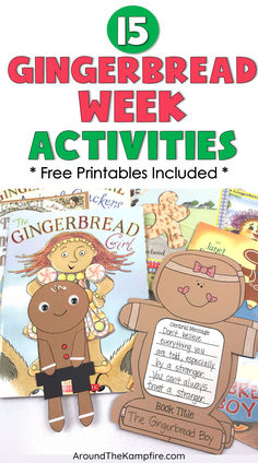 Gingerbread week literacy activities for 1st and 2nd grade. Christmas Writing First Grade, Gingerbread Man Book Free Printable, Reading Buddy Christmas Activities, Gingerbread Theme For Preschool, The Ginger Bread Man Story Activities, Gingerbread Boy Activities, Legend Of The Gingerbread Man Printable, Gingerbread Unit First Grade, Gingerbread Activity Kindergarten