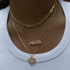 Get your zodiac sign on a chain encrusted in stones to make you stand out! Spiritual Fashion, Dope Jewelry Accessories, M Jewelers, Necklace Stack, Necklace Layered, Zodiac Necklace, Dope Jewelry, Zodiac Horoscope, Zodiac Necklaces