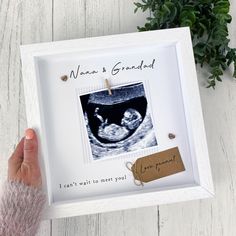 Baby Scan Grandparents Photo Frame Grandparents Photo Frame, Grandparents To Be, Grandparent Announcement, Baby Scan Photos, Grandparent Photo, Fun Baby Announcement, Grandparent Pregnancy Announcement, Idee Babyshower