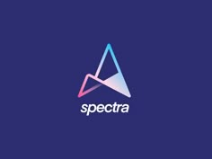 the spectra logo on a blue background