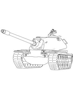 a drawing of a tank on a white background