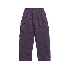 Down Pants - CircleQ Essentials Purple Pants For Streetwear In Fall, Relaxed Fit Purple Pants For Streetwear, Casual Purple Bottoms With Cargo Pockets, Casual Purple Pants With Cargo Pockets, Purple Streetwear Cargo Pants With Side Pockets, Purple Cargo Pants For Streetwear, Streetwear Purple Bottoms With Side Pockets, Purple Streetwear Cargo Pants, Casual Purple Bottoms For Winter