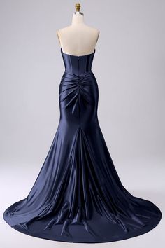 Zapakasa Sparkly Darrk Navy Prom Dress Mermaid Sweetheart Corset Long Evening Party Dress with Slit Navy Mermaid Prom Dress, Prom Dresses Dark Blue, Navy Prom Dress, Prom Dresses Tight, Outfits Jewelry, Sweetheart Corset, Navy Prom Dresses, Navy Blue Prom Dresses, Off Shoulder Evening Dress