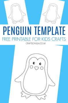 the penguin template for kids's crafts